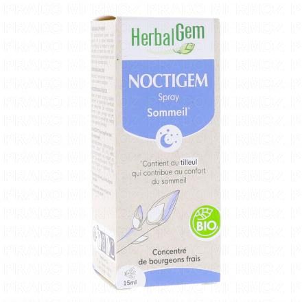 HERBALGEM Concentré de bourgeons frais - Noctigem Sommeil Bio (15ml)