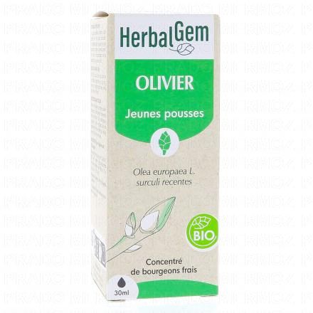 HERBALGEM Concentré de bourgeons frais - Olivier jeunes pousses Bio 30ml