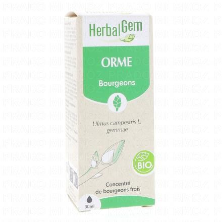 HERBALGEM Concentr&eacute; de bourgeons frais - Orme bourgeons Bio 30ml