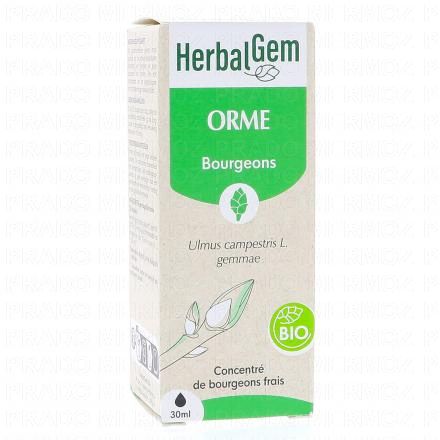 HERBALGEM Concentr&eacute; de bourgeons frais - Orme bourgeons Bio 30ml