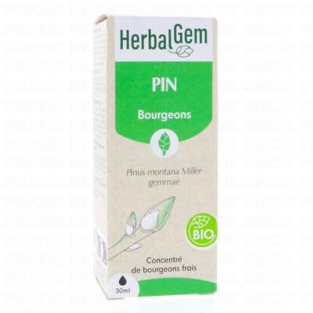 HERBALGEM Concentr&eacute; de bourgeons frais - Pin bio 30ml