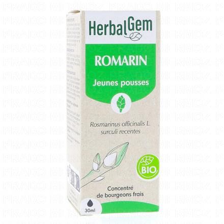 HERBALGEM Concentr&eacute; de bourgeons frais - Romarin jeunes pousses bio 30ml