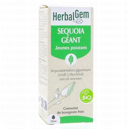 HERBALGEM Concentr&eacute; de bourgeons frais - Sequoia G&eacute;ant bio 30ml