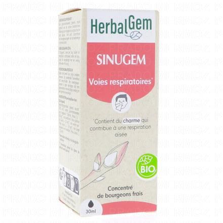 HERBALGEM Concentr&eacute; de bourgeons frais - Sinugem voies respiratoires bio 30ml