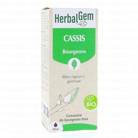 HERBALGEM Concentr&eacute; du bourgeons frais - Cassis bourgeons Bio 30ml