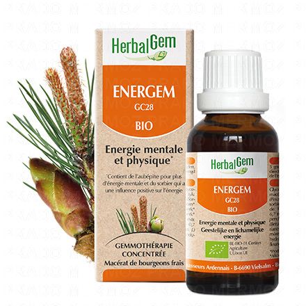 HERBALGEM Energem GC28 Bio Energie mentale et physique 30ml