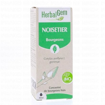 HERBALGEM Concentr&eacute; de bourgeons frais - Noisetier bourgeons Bio 30ml