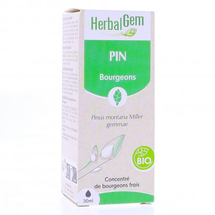 HERBALGEM Concentr&eacute; de bourgeons frais - Pin bio 30ml
