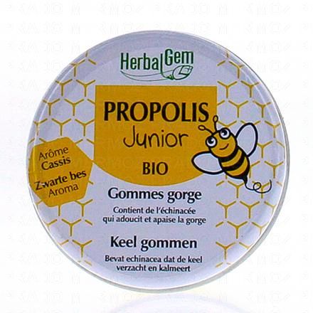 HERBALGEM Propolis junior gommes gorge bio 45g