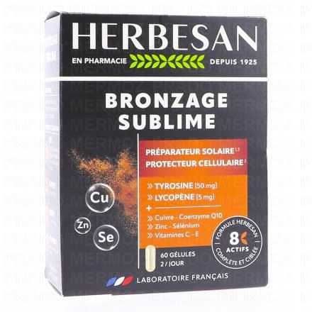 HERBESAN Bronzage Sublime x60 g&eacute;lules