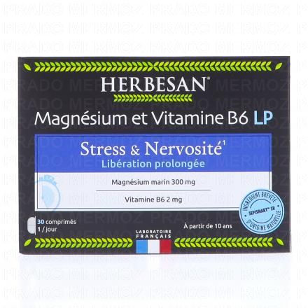 HERBESAN Magn&eacute;sium et Vitamine B6 LP x30 comprim&eacute;s