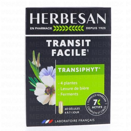 HERBESAN Transiphyt Transit Facile 60 g&eacute;lules