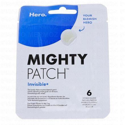HERO Mighty Patch Invisible+ (6 patchs)