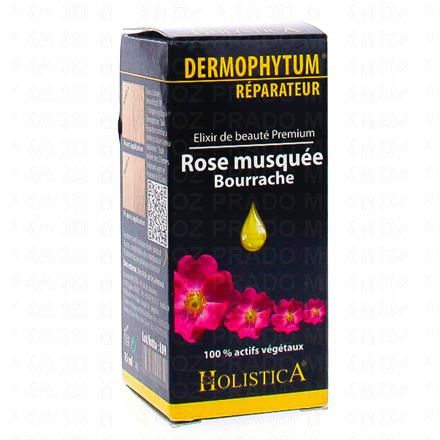 HOLISTICA Dermophytum Elixir de beauté premium Rose musquée bourrache 15ml
