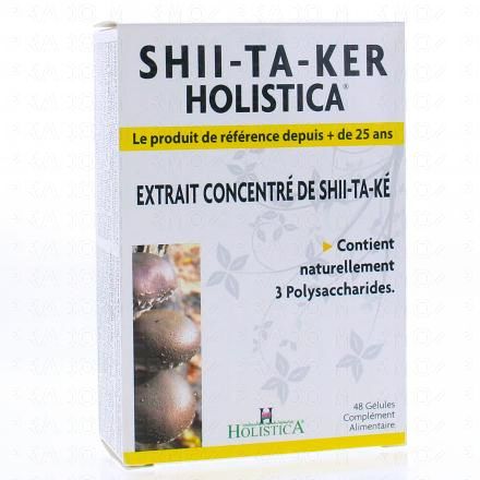 HOLISTICA Extrait concentr&eacute; de shii-ta-k&eacute; x48 g&eacute;lules