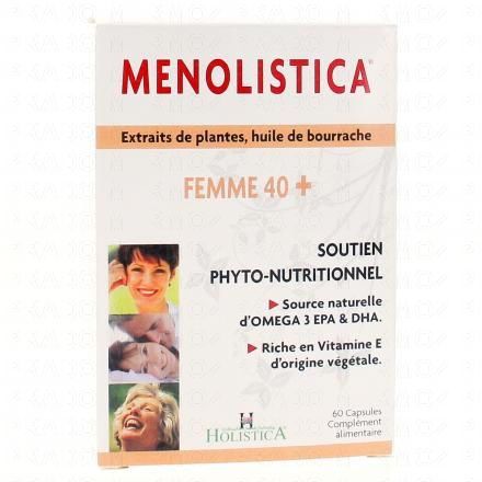 HOLISTICA Menolistica femme 40+ ménopause (boîte de 60 capsules)