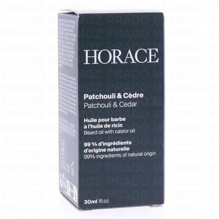 HORACE Huile pour Barbe (patchouli & cèdre 30ml)