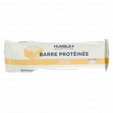 HUMBLE+ Barre prot&eacute;in&eacute;e caramel 45g
