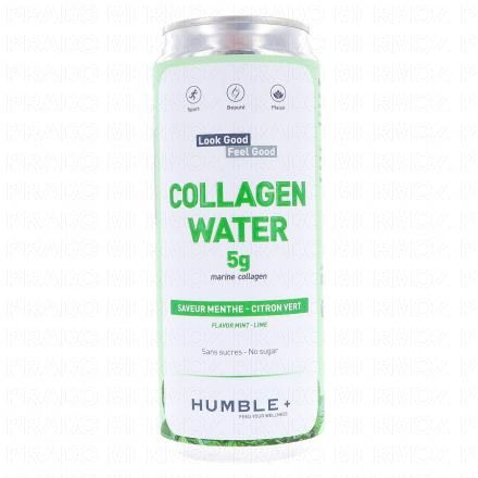 HUMBLE+ Boisson Collagène Marin Menthe Citron 330ml