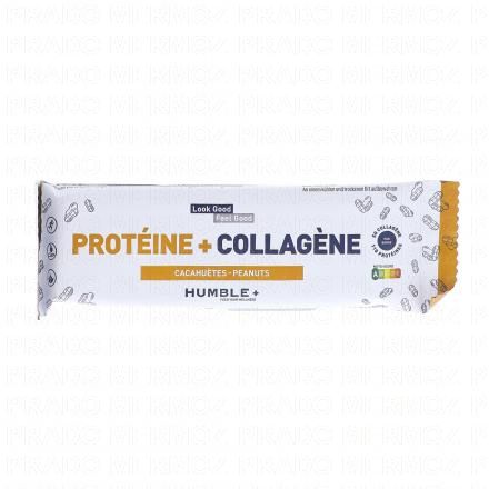 HUMBLE+ HUMBLE+ Barre Protéine + Collagène Cacahuètes 45g