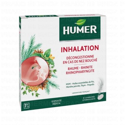 HUMER Inhalation x8 Comprim&eacute;s Effervescents