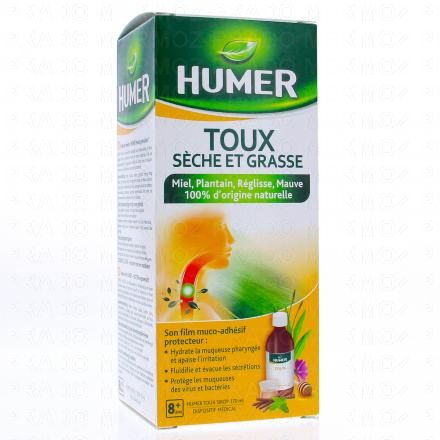 HUMER Sirop toux sèche et grasse 170ml