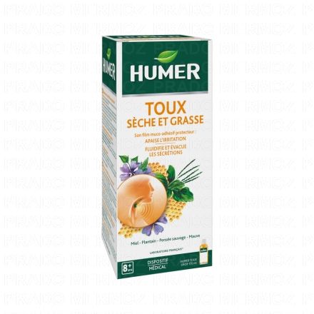 HUMER Sirop toux sèche et grasse 170ml