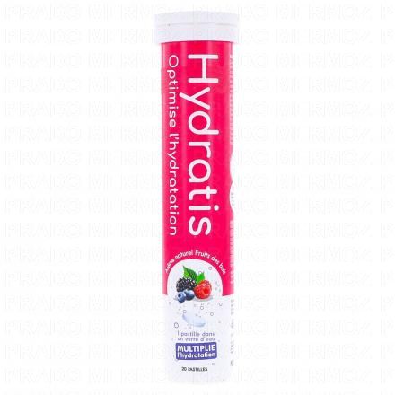 HYDRATIS Solution d'hydratation en pastilles go&ucirc;t Fruits des bois x20