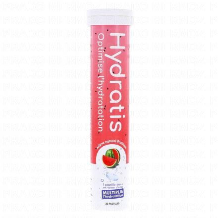 HYDRATIS Solution d'hydratation en pastilles go&ucirc;t Past&egrave;que x20
