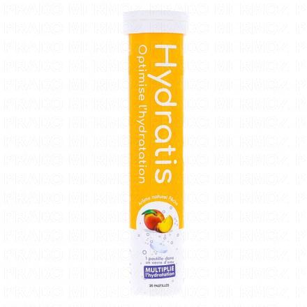 HYDRATIS Solution d'hydratation en pastilles go&ucirc;t P&ecirc;che x20
