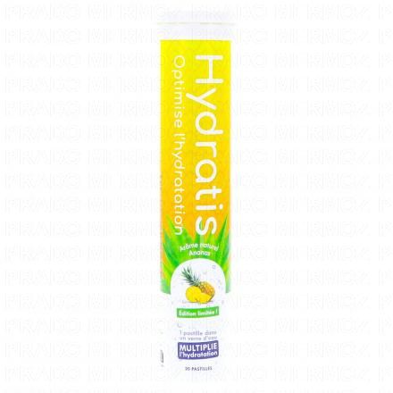 HYDRATIS Solution d'hydratation en pastilles go&ucirc;t ananas x20