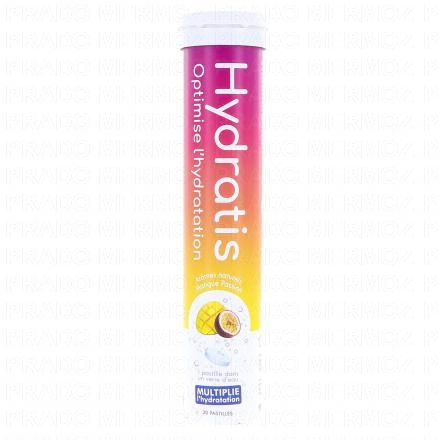 HYDRATIS Solution d'hydratation en pastilles go&ucirc;t mangue passion x20 comprim&eacute;s