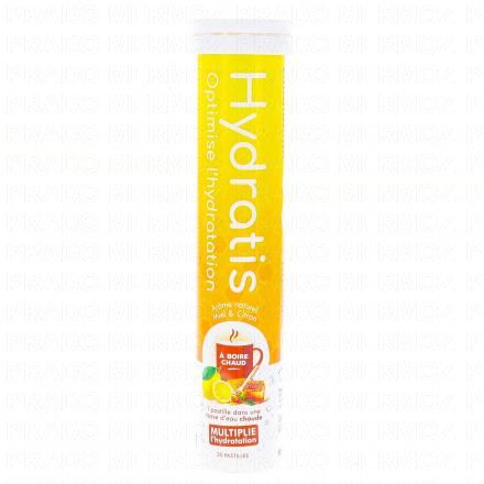 HYDRATIS Solution d'hydratation en pastilles go&ucirc;t miel citron x20
