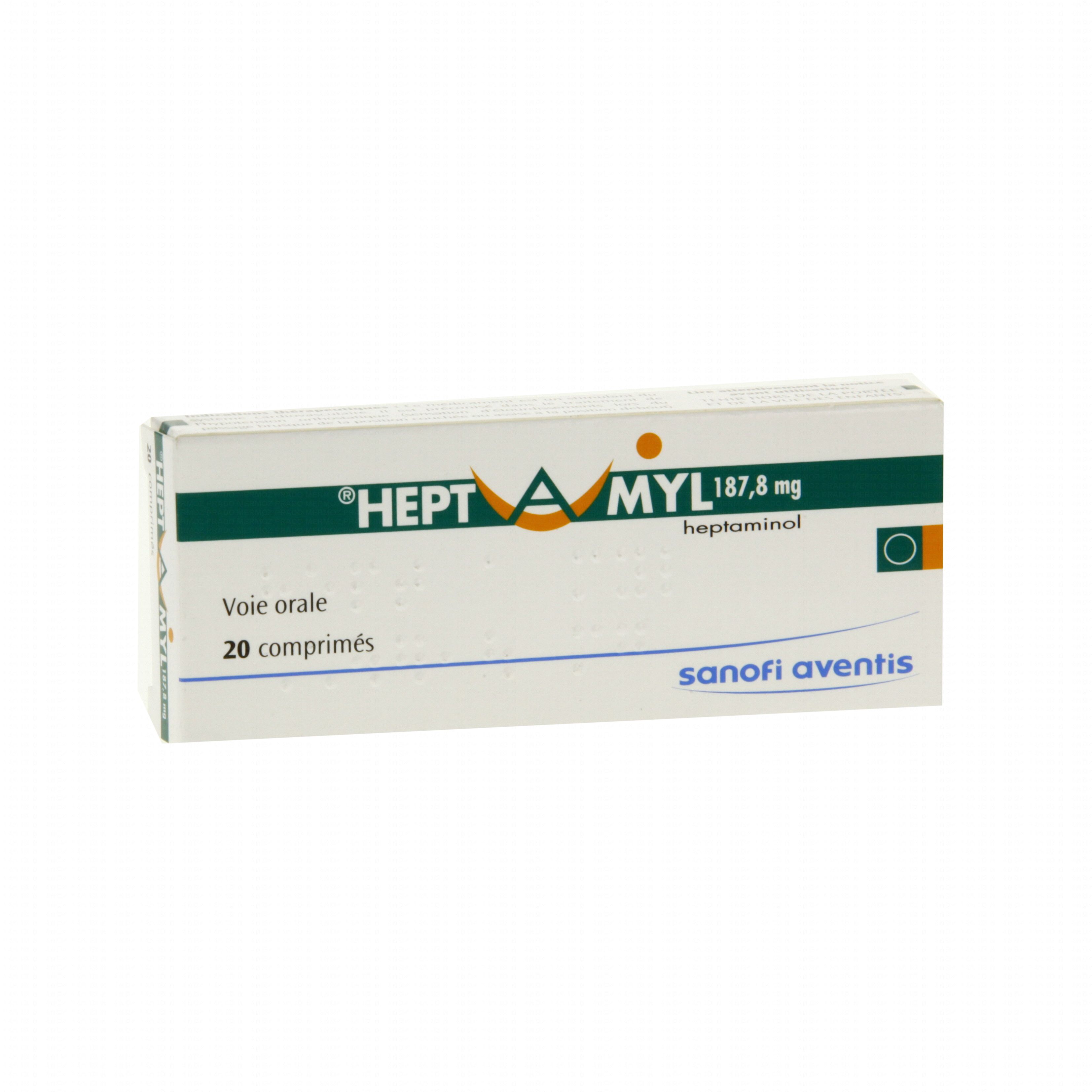 Hept a myl 187,8 mg boîte de 20 comprimés Sanofi Aventis Hept a myl 187,8 mg boîte de 20 comprimés Sanofi Aventis