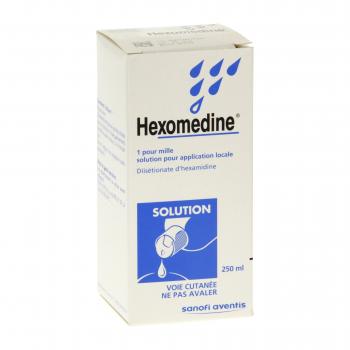 Hexomédine 1 pour mille (flacon 250ml)