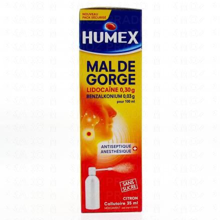 Humex mal de gorge, collutoire