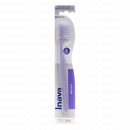 INAVA Brosse &agrave; dent ortho x couleur violet
