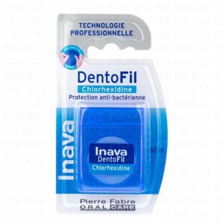 INAVA Dentofil chlorhexidine fil dentaire antibact&eacute;rien 50m