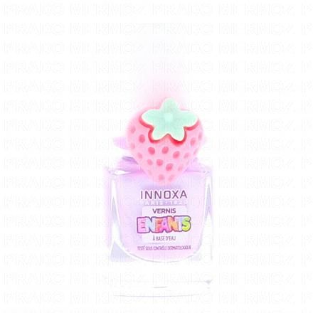 INNOXA Vernis &agrave; Ongles pour Enfants &agrave; Base d'Eau Fraise violette 5ml