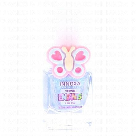 INNOXA Vernis &agrave; Ongles pour Enfants &agrave; Base d'Eau Papillon Bleu 5ml