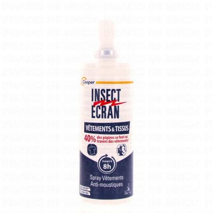 INSECT ECRAN V&ecirc;tements et tissus Spray 100ml