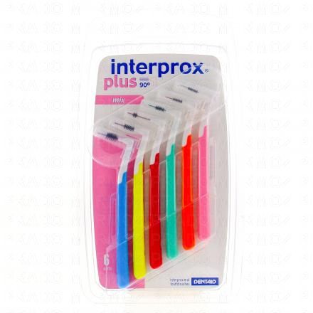 INTERPROX Plus 90&deg; Brossettes interdentaires Mix x6