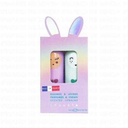 INUWET Coffret duo baumes à lèvres Hélène