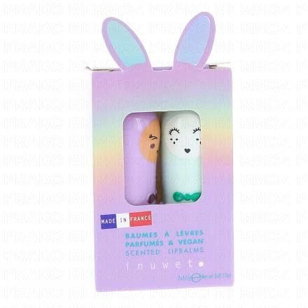 INUWET Coffret duo baumes &agrave; l&egrave;vres H&eacute;l&egrave;ne