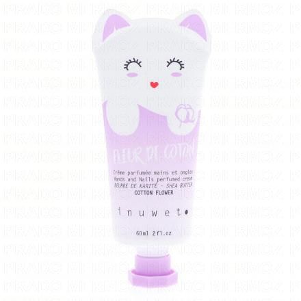 INUWET Fleur de Coton Crème Parfumée pour les mains et ongles 60ml