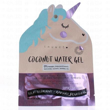 INUWET Masque &eacute;clat bio cellulose coconut water 30ml