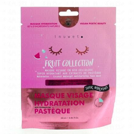 INUWET Masque visage hydratation pastèque 30ml