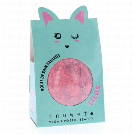 INUWET boule de bain effervescente Lilas