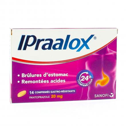 Ipraalox 20mg boite 14 comprim&eacute;s gatro-r&eacute;sistants