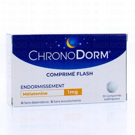 BIOCODEX ChronoDorm - M&eacute;latonine 1 mg 30 comprim&eacute;s sublinguaux
